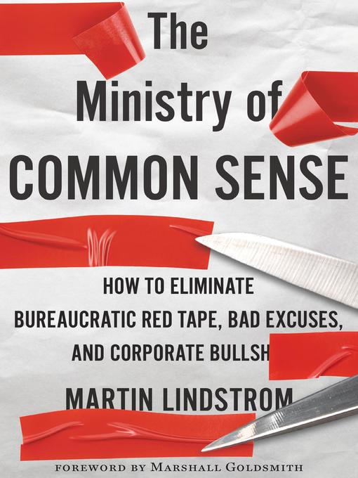 Cover image for The Ministry of Common Sense